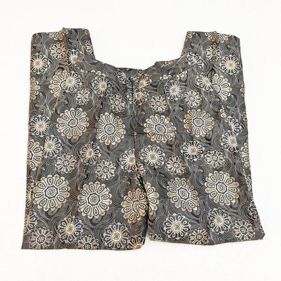 Dries Van Noten Brocade Patterned Silk Pants Geometric Print Size 38 - Picture 3 of 7